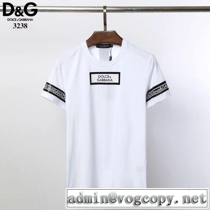 2019SSのトレンド商品 Tシャツ/半袖 春色の最旬の人気アイテム 2色可選 ドルチェ＆ガッバーナ Dolce&Gabbana