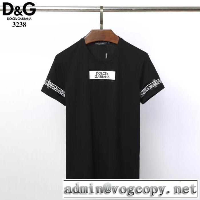 2019SSのトレンド商品 Tシャツ/半袖 春色の最旬の人気アイテム 2色可選 ドルチェ＆ガッバーナ Dolce&Gabbana