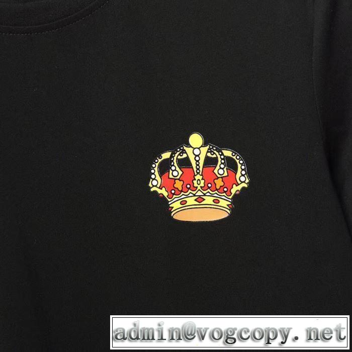 Dolce&Gabbana  Tシャツ/半袖大胆にデザインオシャレ新品 2色可選 ドルチェ＆ガッバーナ 抜け感のあるキレイめ