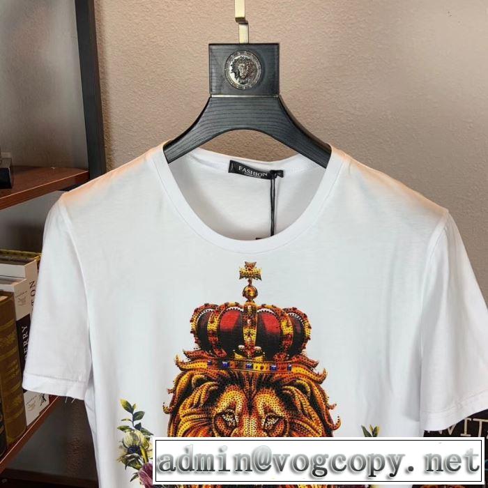 半袖Tシャツ 夏ファッションのおすすめ ドルチェ＆ガッバーナ 2019年夏の一押しファッションアイテム Dolce&Gabbana 2色可選