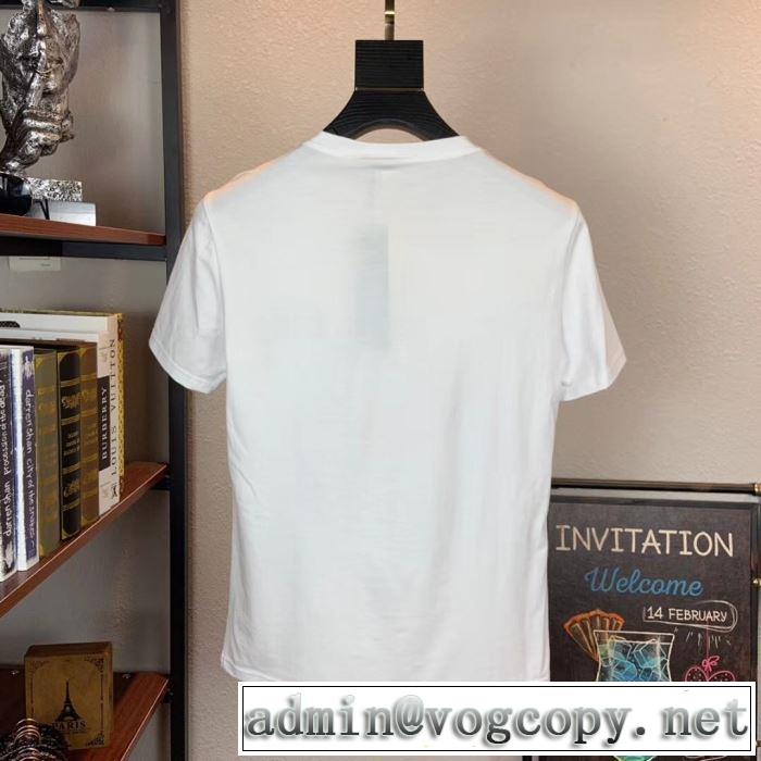 ドルチェ＆ガッバーナ Dolce&Gabbana 大人っぽく見せ新作 2019夏ファション新品 半袖Tシャツ 2色可選 夏らしい品格が漂う