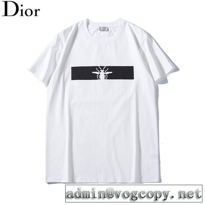 定番のスタイル春夏限定 高級感が好評です DIOR ディオール 半袖Tシャツ 2色可選