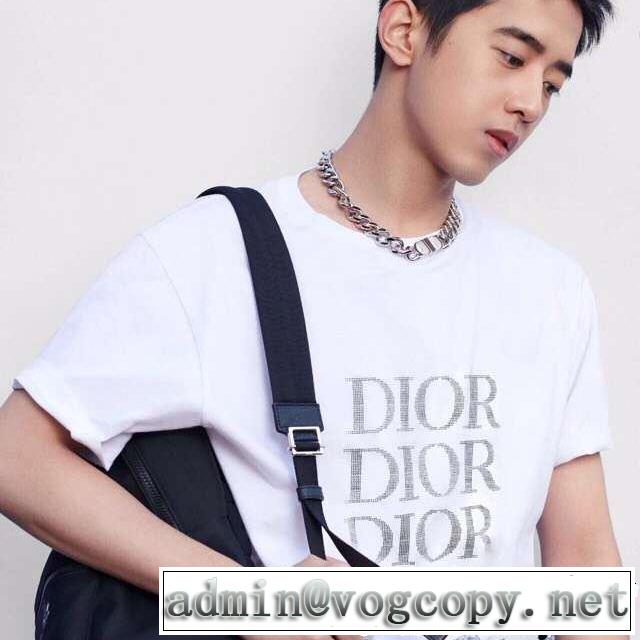 スタイルを綺麗に ディオール DIOR オシャレ上級者に 2色可選 Tシャツ/ティーシャツ 今季流行りの人気新作