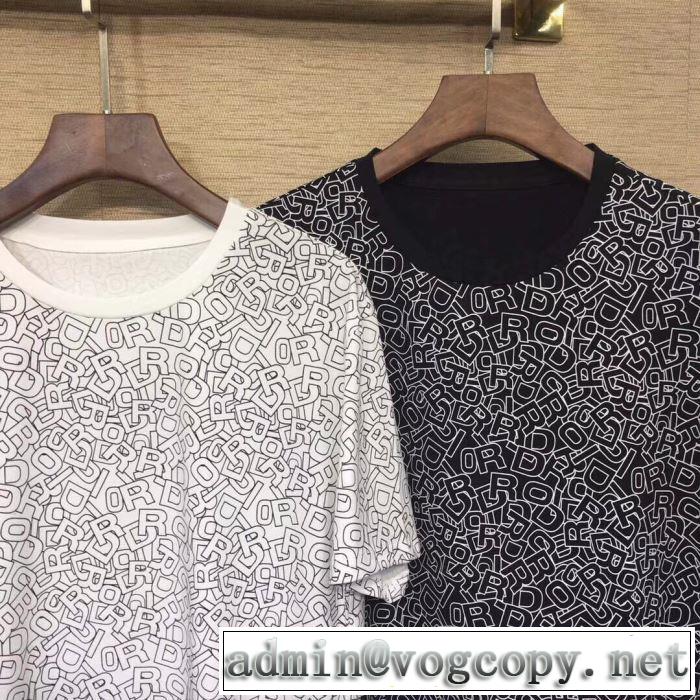 半袖Tシャツ 風通しの良いフレア ディオール DIOR今旬のシルエットバランス  2色可選  春夏の流行り2019新品
