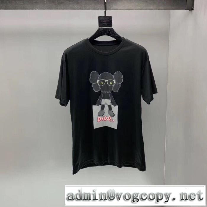 2色可選  新しい斬新なスタイル  半袖Tシャツ 2019年の春夏に着たい 素敵カジュアル春夏新品 ディオール DIOR