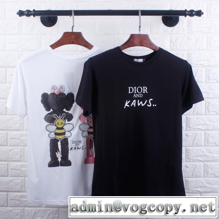 半袖Tシャツ 夏っぽさ新作アイテム ディオール DIOR 2019春夏トレンドアイテム 2色可選  元気な印象のコーデ