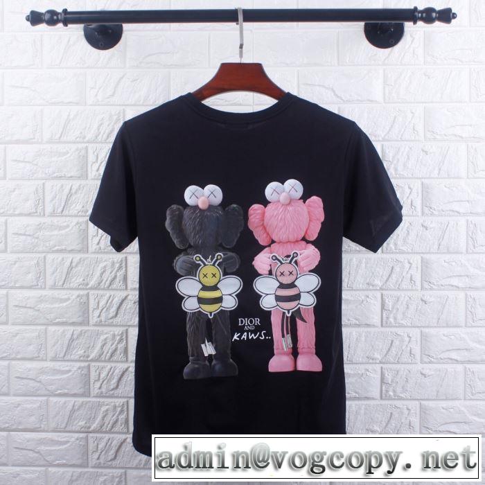 半袖Tシャツ 夏っぽさ新作アイテム ディオール DIOR 2019春夏トレンドアイテム 2色可選  元気な印象のコーデ