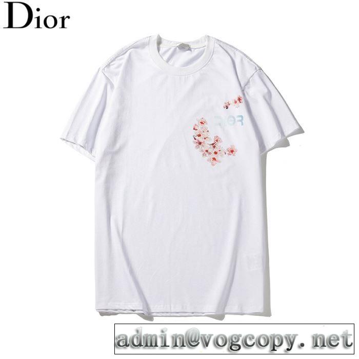 2019春夏も引き続き人気セール 半袖Tシャツ ディオール DIOR オシャレな印象に 2色可選  夏らしい爽やかさ