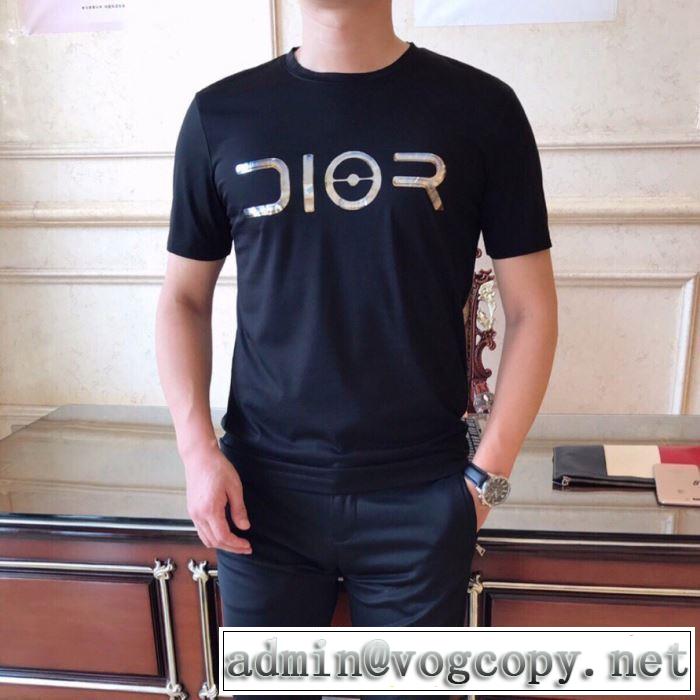 2色可選 シャレ印象で人気の高い ディオールお洒落トレンド人気  DIOR  半袖Tシャツ 2019即旬な装いに