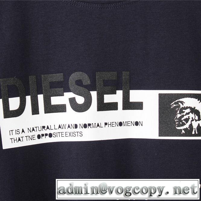 ディーゼル DIESEL 半袖Tシャツ 4色可選 2019春夏も引き続きトレンド きれいめ上品に
