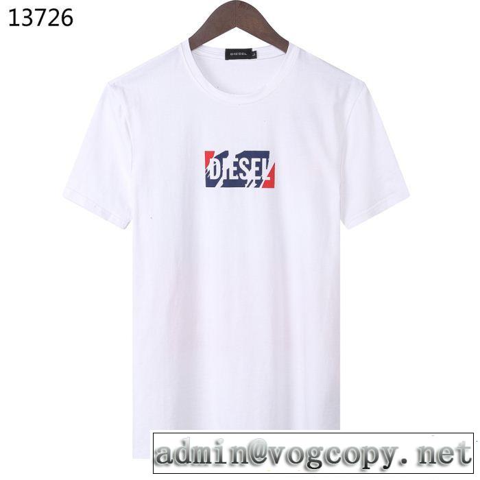 春夏を感じさせる 今季トレンドの限定アイテム ディーゼル DIESEL 半袖Tシャツ 4色可選