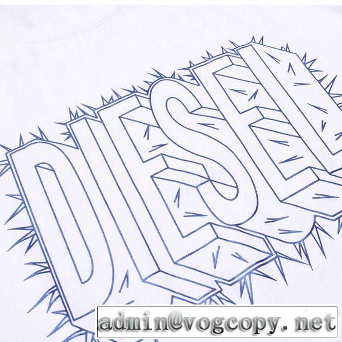 クラシカルな雰囲気 ディーゼル DIESEL 半袖Tシャツ 3色可選 今季流行りの人気新作