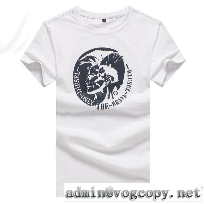 ディーゼル DIESEL 半袖Tシャツ 4色可選 清涼感とカジュアルスタイル 鮮度が手に入る