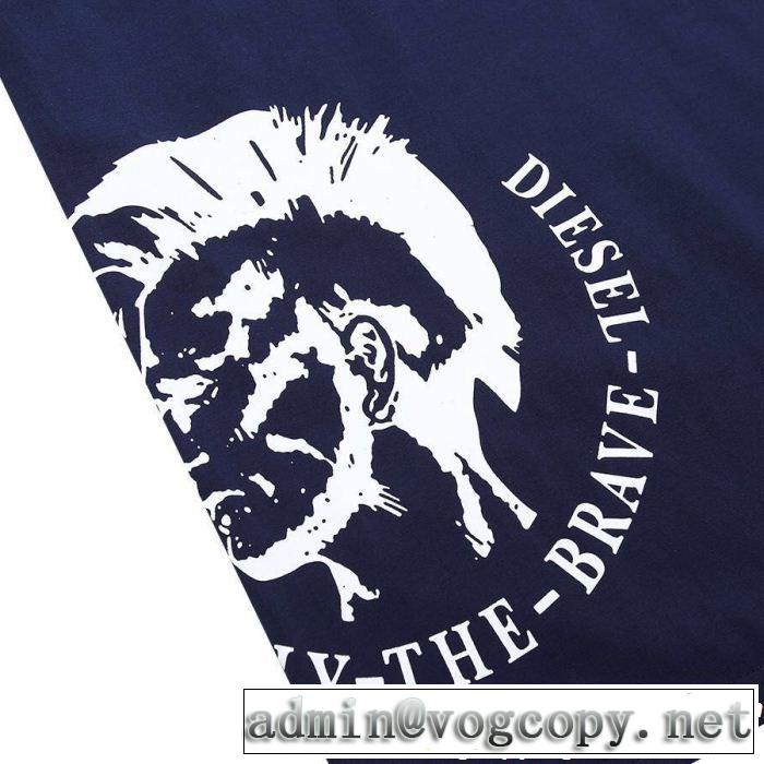 季節感をプラス人気商品 大人の可愛さを引き立て ディーゼル DIESEL 半袖Tシャツ 4色可選