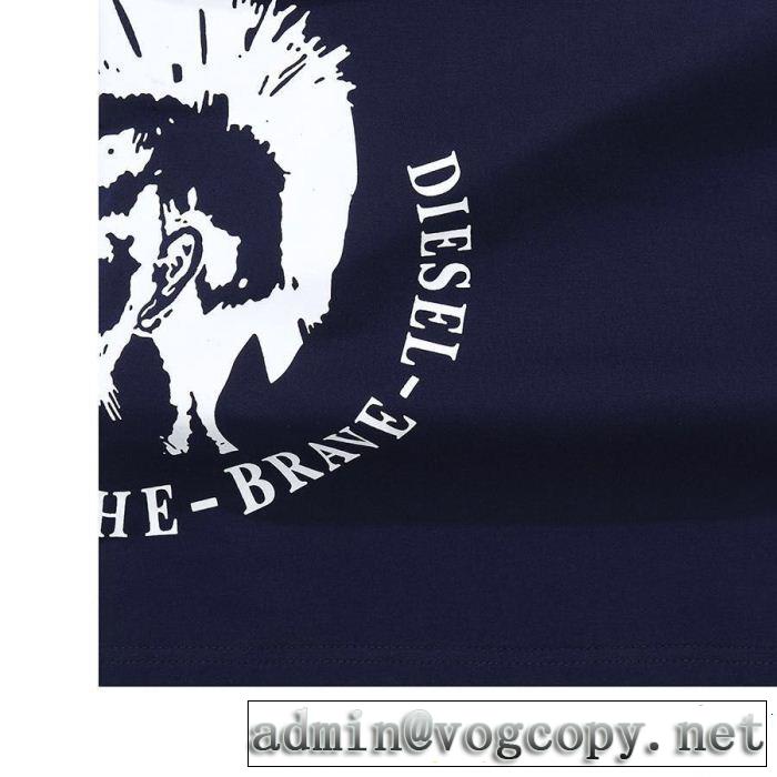 季節感をプラス人気商品 大人の可愛さを引き立て ディーゼル DIESEL 半袖Tシャツ 4色可選