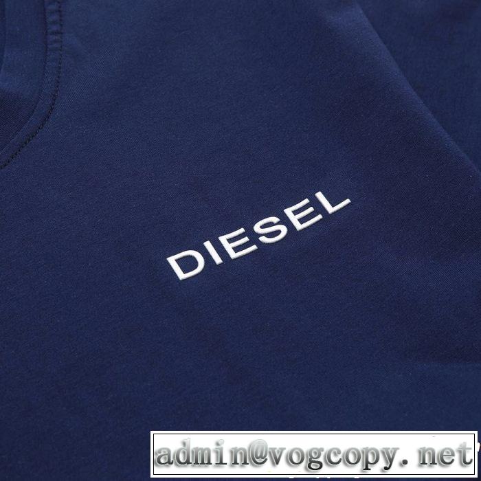 季節感をプラス人気商品 大人の可愛さを引き立て ディーゼル DIESEL 半袖Tシャツ 4色可選