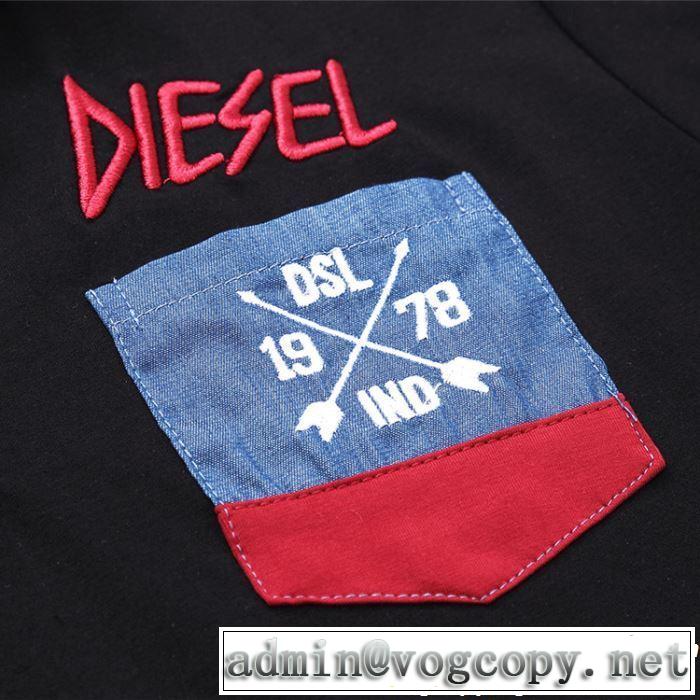 ディーゼル DIESEL 半袖Tシャツ 4色可選 2019年春夏のトレンドアイテム クラシカルな雰囲気