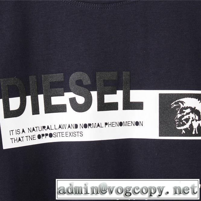 ディーゼル DIESEL Tシャツ/ティーシャツ 4色可選 2019年の春夏に着たい オシャレアイテム カジュアルさ