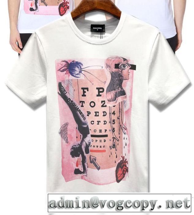 カジュアルさ  Tシャツ/ティーシャツ 爽やかさ 2色可選 ディースクエアード DSQUARED2 サラサラの着心地