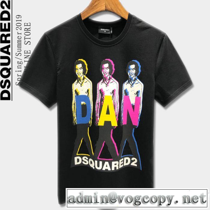 透け感優しい 2色可選 ディースクエアード DSQUARED2 大人っぽく仕上げ Tシャツ/ティーシャツ