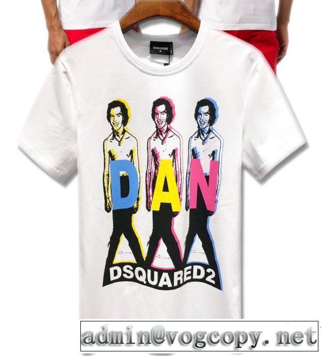 透け感優しい 2色可選 ディースクエアード DSQUARED2 大人っぽく仕上げ Tシャツ/ティーシャツ