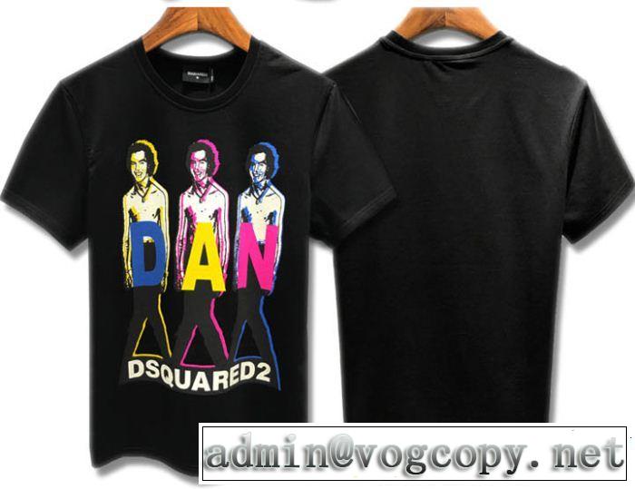 透け感優しい 2色可選 ディースクエアード DSQUARED2 大人っぽく仕上げ Tシャツ/ティーシャツ