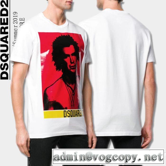  カジュアルさ  サラサラの着心地 Tシャツ/ティーシャツ 2色可選 ディースクエアード DSQUARED2