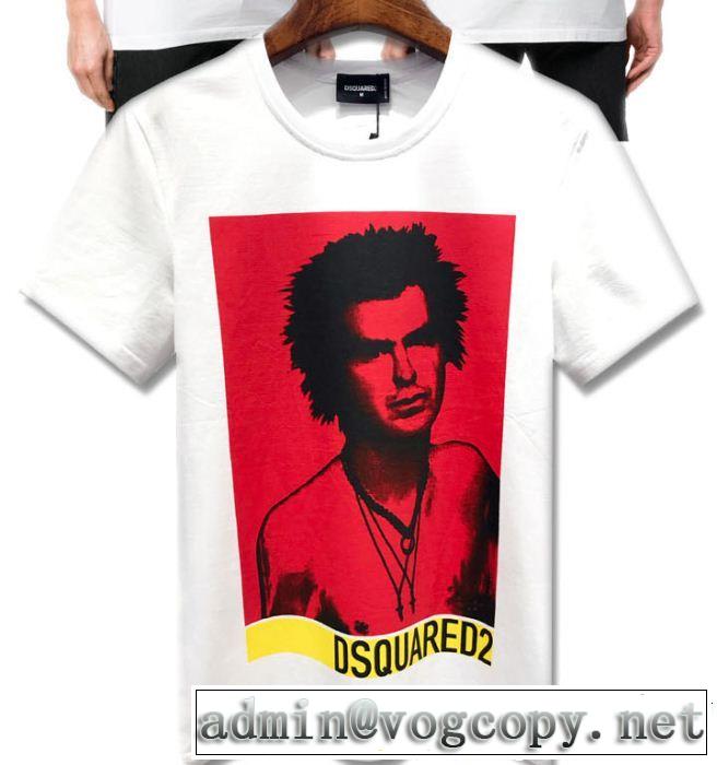 カジュアルさ  サラサラの着心地 Tシャツ/ティーシャツ 2色可選 ディースクエアード DSQUARED2