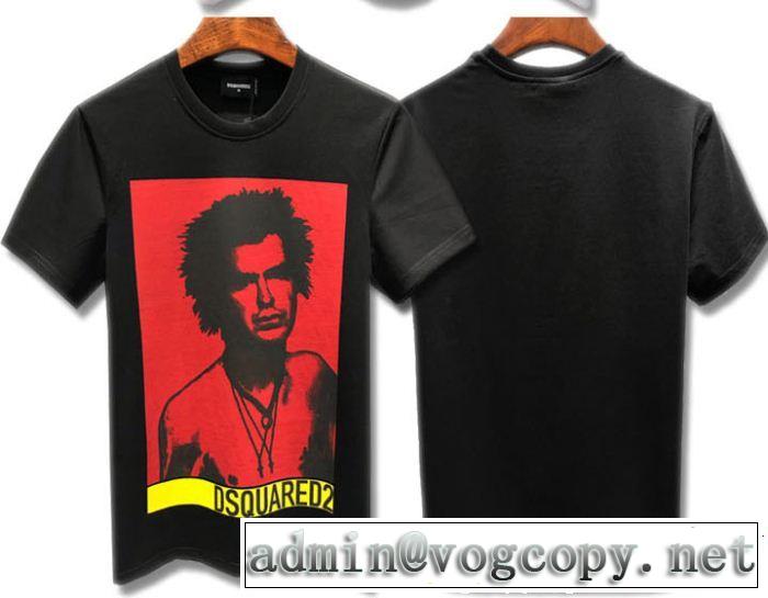 カジュアルさ  サラサラの着心地 Tシャツ/ティーシャツ 2色可選 ディースクエアード DSQUARED2