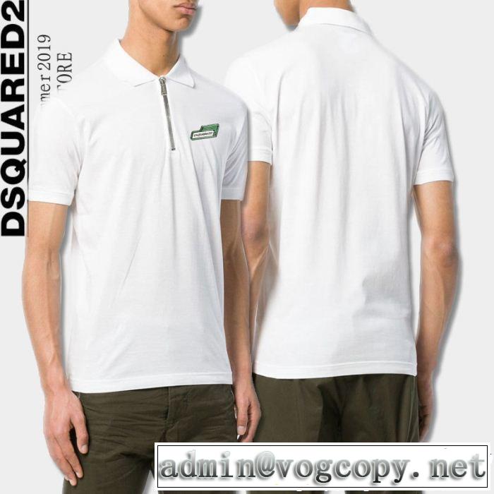 Tシャツ/ティーシャツ 2色可選 爽やかすぎない大人の印象に ディースクエアード DSQUARED2 軽やかな素材感
