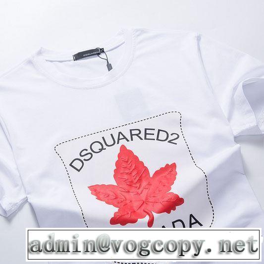 こなれ感を引き立たせ ディースクエアード DSQUARED2 Tシャツ/ティーシャツ 2色可選 2019春夏人気トレンドアイテム