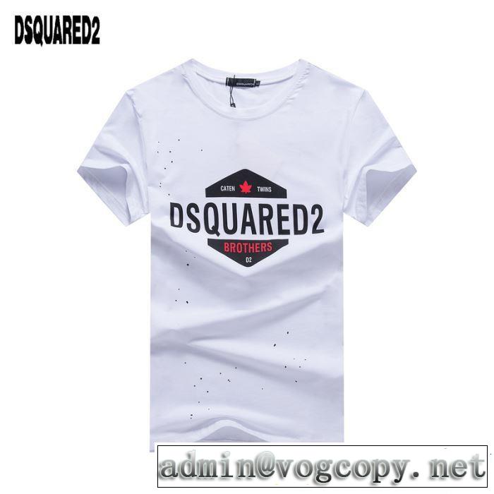 ディースクエアード DSQUARED2 Tシャツ/ティーシャツ 2色可選 2019即旬な装いに シンプルながら切れ味のいい