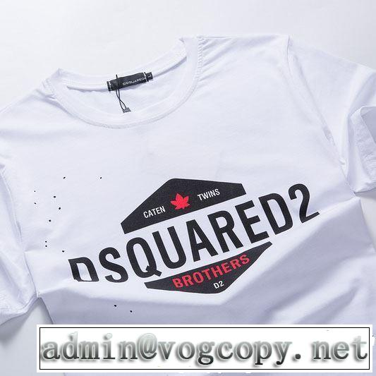 ディースクエアード DSQUARED2 Tシャツ/ティーシャツ 2色可選 2019即旬な装いに シンプルながら切れ味のいい