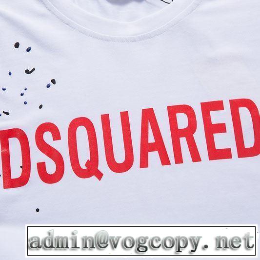 DSQUARED2 Tシャツ/ティーシャツ 2色可選 2019年の夏のマスト グッと大人っぽい印象に ディースクエアード