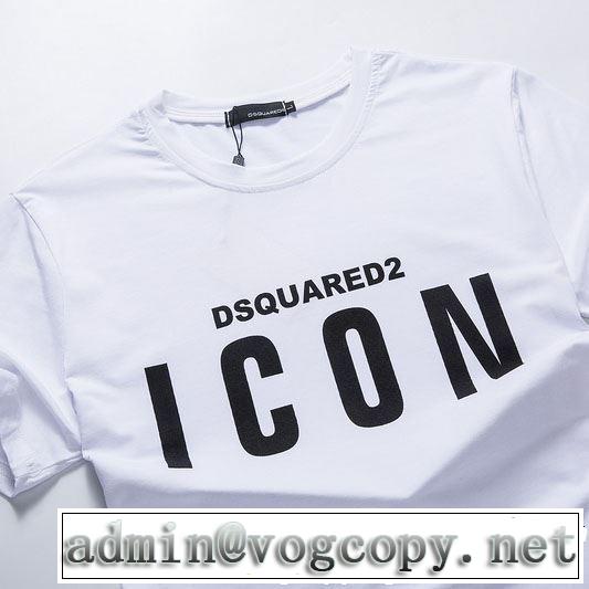2019年春夏流行ファッション きちんと感が抜群 ディースクエアード DSQUARED2 Tシャツ/ティーシャツ 2色可選
