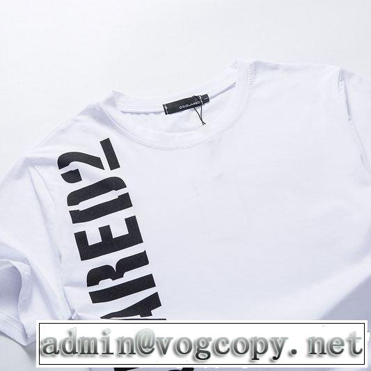 2019年夏の一押しファッションアイテム ディースクエアード DSQUARED2 Tシャツ/ティーシャツ 2色可選
