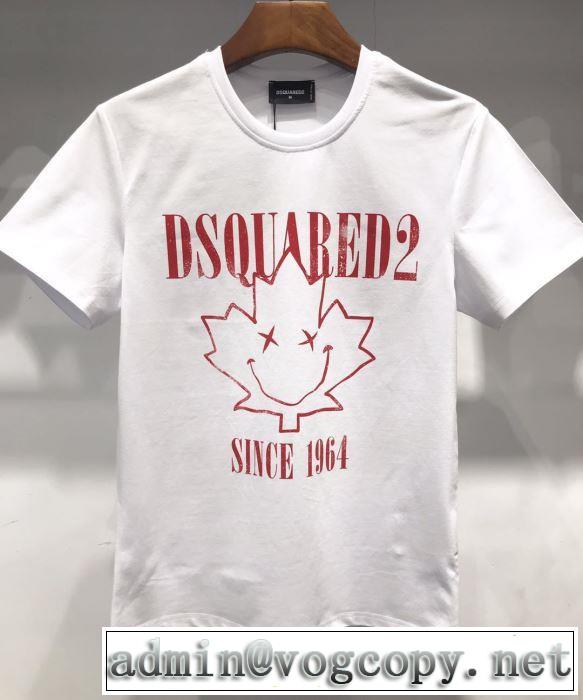 ディースクエアード DSQUARED2  2019年春夏のトレンドアイテム 半袖Tシャツ ぜひ今年のトレンドをチェック 2色可選