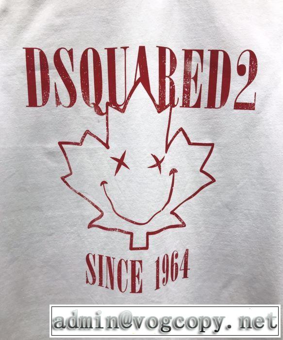 ディースクエアード DSQUARED2  2019年春夏のトレンドアイテム 半袖Tシャツ ぜひ今年のトレンドをチェック 2色可選