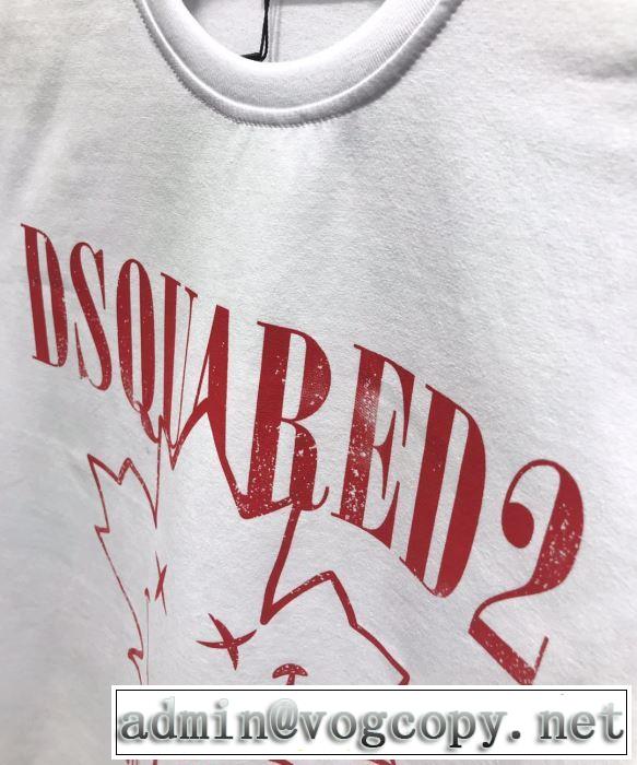 ディースクエアード DSQUARED2  2019年春夏のトレンドアイテム 半袖Tシャツ ぜひ今年のトレンドをチェック 2色可選