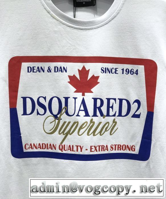 トレンド感があって涼しげ 半袖Tシャツ 2色可選 ディースクエアード DSQUARED2 2019年夏の一押しファッションアイテム