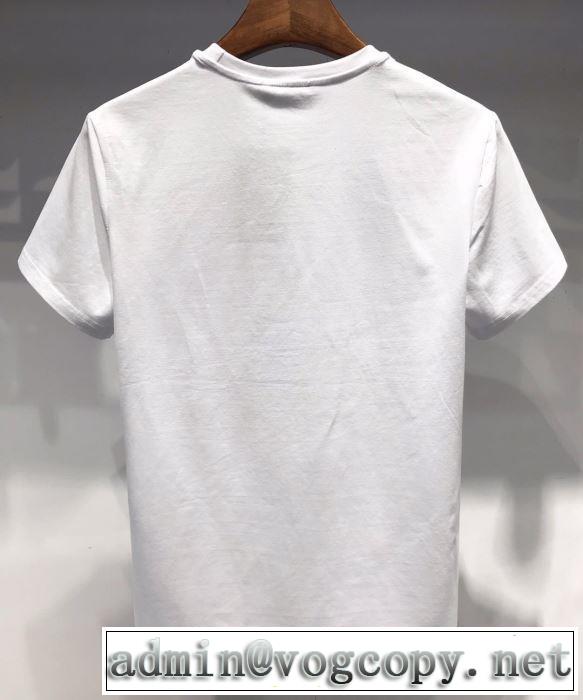 半袖Tシャツ 夏の大人カジュアルスタイル  2色可選 2019年最新ファッション ディースクエアード DSQUARED2 スタイルアップ効果