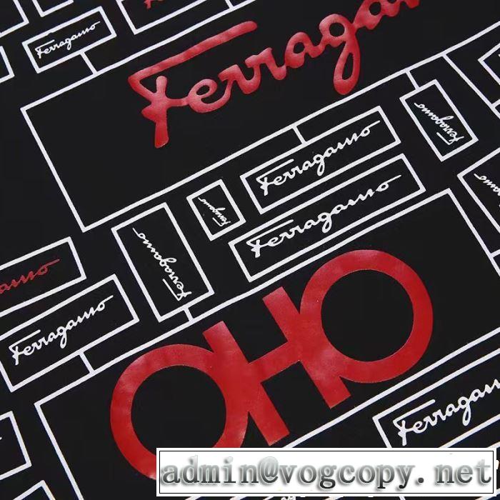 春夏のトレンドアイテム FERRAGAMO サルヴァトーレフェラガモ 半袖Tシャツ 3色可選 2019春夏の大注目トレンド