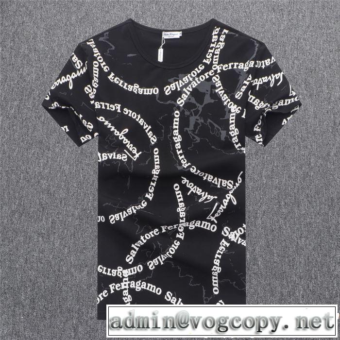 FERRAGAMO サルヴァトーレフェラガモ 半袖Tシャツ 3色可選 2019春夏人気トレンドアイテム 今季は特に注目ファション