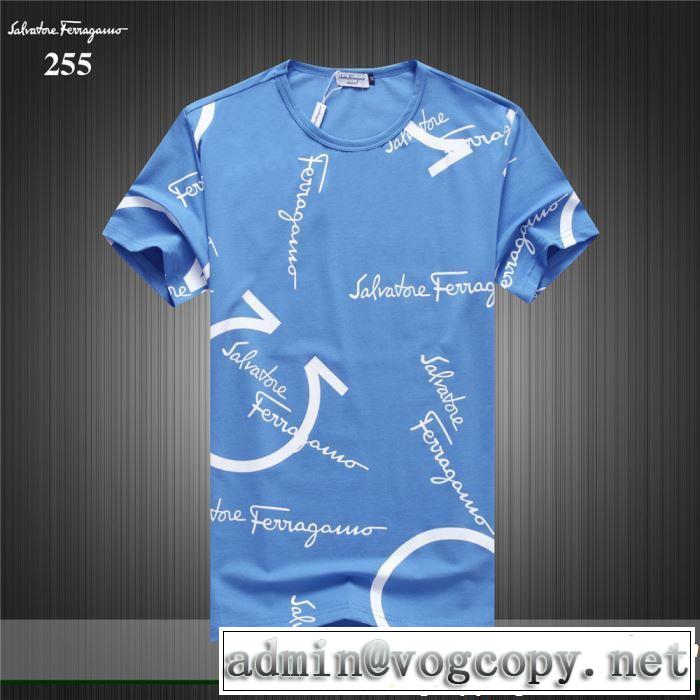 今流行りの最新コレクション 2019春夏トレンドアイテム FERRAGAMO サルヴァトーレフェラガモ 半袖Tシャツ 3色可選