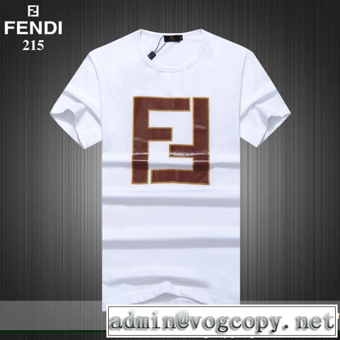 FENDI フェンディ 半袖Tシャツ 3色可選 夏っぽさ新作アイテム 好印象な上品スタイル