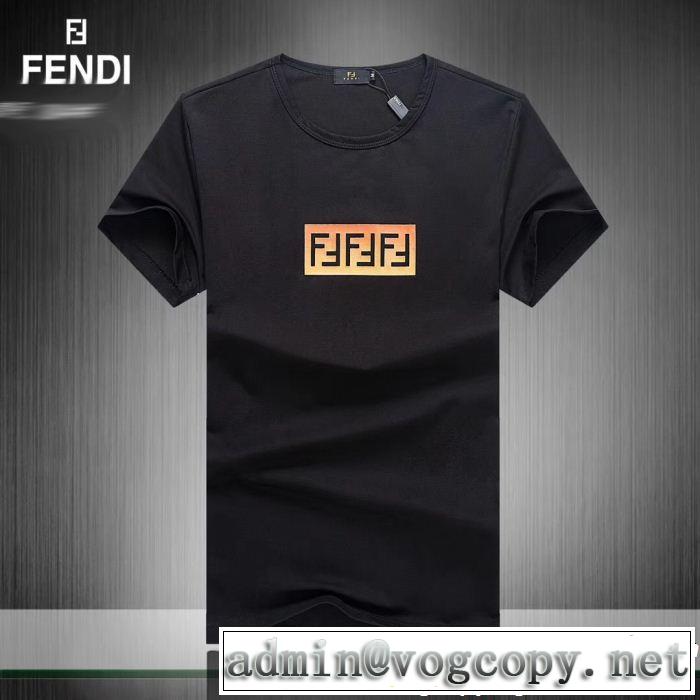 夏大人気のアイテム FENDI フェンディ 半袖Tシャツ  3色可選 スタイルUPして着こなす