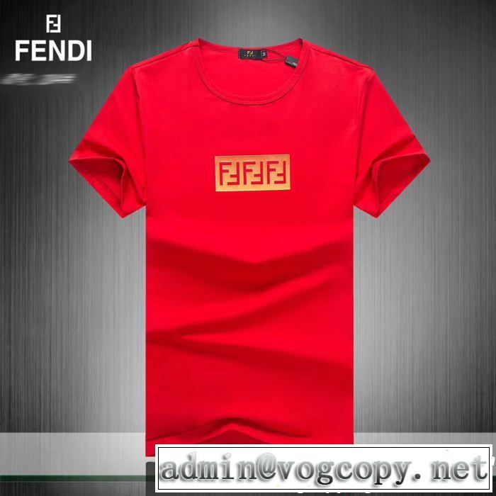 夏大人気のアイテム FENDI フェンディ 半袖Tシャツ  3色可選 スタイルUPして着こなす