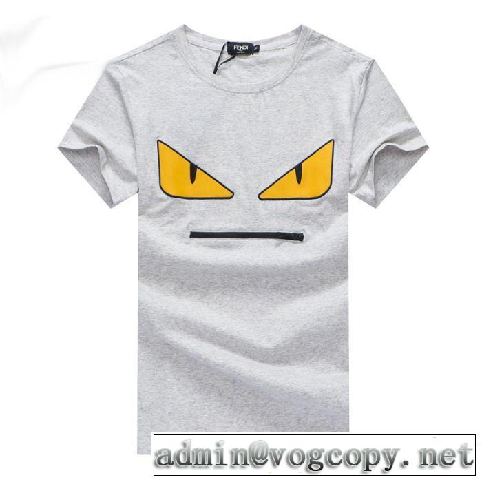 FENDI フェンディ 半袖Tシャツ 3色可選 サラサラの着心地 今旬のシルエットバランス