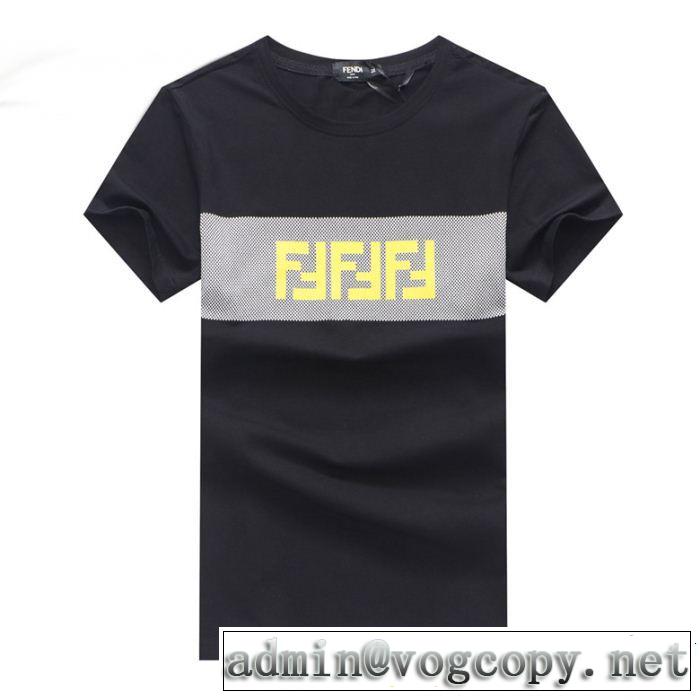 この夏は注目新作 今季のトレンド人気新作 FENDI フェンディ 半袖Tシャツ 3色可選