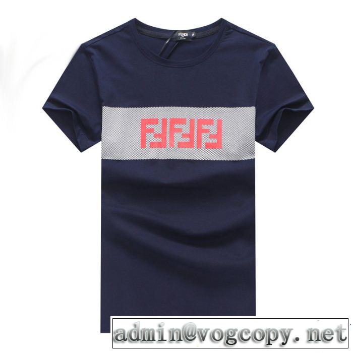 この夏は注目新作 今季のトレンド人気新作 FENDI フェンディ 半袖Tシャツ 3色可選